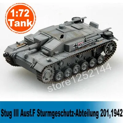 Масштабная модель бака масштаба 1:72 статического Сборная Stug III Ausf.F Sturmgeschutz Abteilung 201