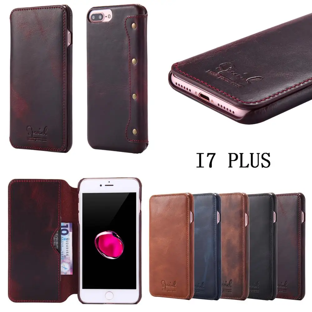 

For iPhone X XS High Quality Flip Cover Case Magnetic Leather Holster For iPhone 8 6 6S 7 Plus Phone Shell Capa