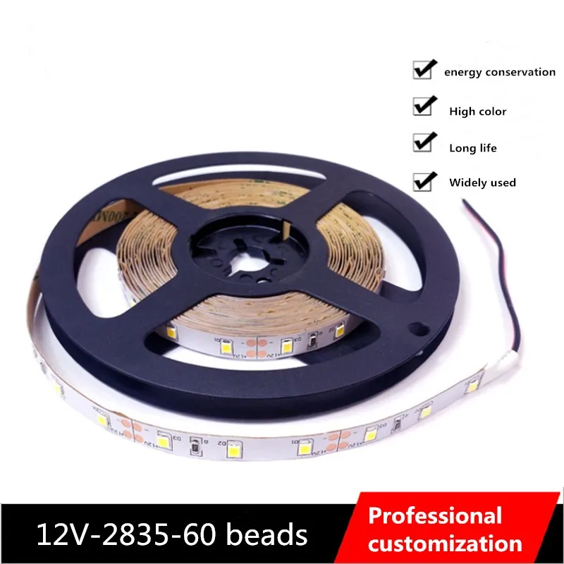 

10m 5m 3m 2m 1m 0.5m color LED SMD3528 LED lamp with lamp + DC bus adapter + DC 12V 3A power adapter