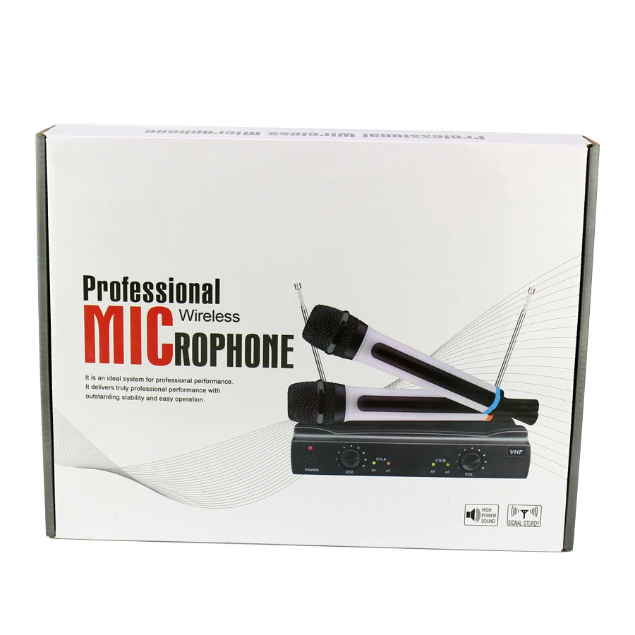 Professional Karaoke Wireless Microphone System 2