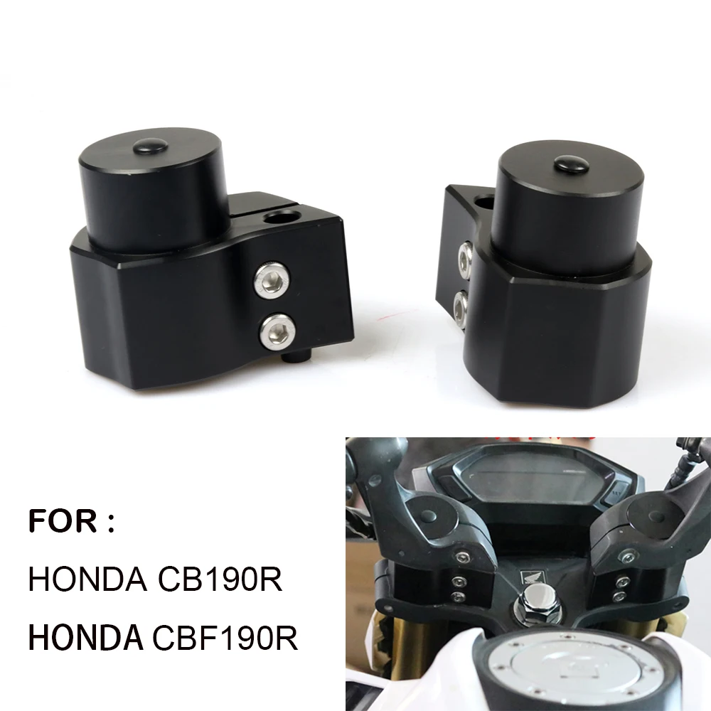 

Motorcycle Handlebar Riser Up Backs Moves Bracket Kit Handle Bar Riser Mount Clamp For HONDA CB190R CBF190R CB 190 R