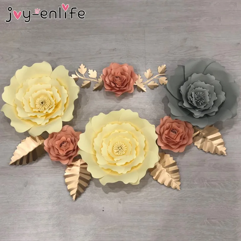 Joy-enlife 2 шт 20 см DIY Бумага цветы фон Декор курица вечерние Дети День рождения Свадьба Вечеринка домашний декор комнаты поставки