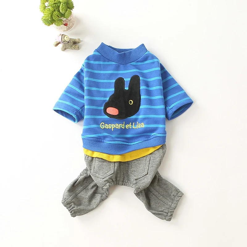 

Fashion Dog Jumpsuit Pajamas Cute Romper Soft Cozy Pets Puppy Cat Sleepwear Jumpsuits Dog Clothes pijama para perro S-XXXL