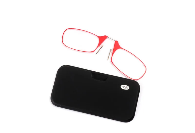 Mini Clip de nariz Portable SOS gafas de lectura con soporte de teléfono gafas funda Mini cartera Pince Mini Clip de nariz Portable SOS gafas de lectura con soporte de teléfono gafas funda Mini cartera Pince