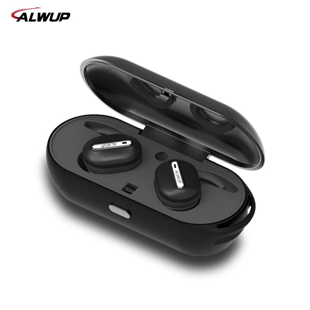 Alwup True Беспроводной Bluetooth наушники стерео бинауральные спортивные вкладыши