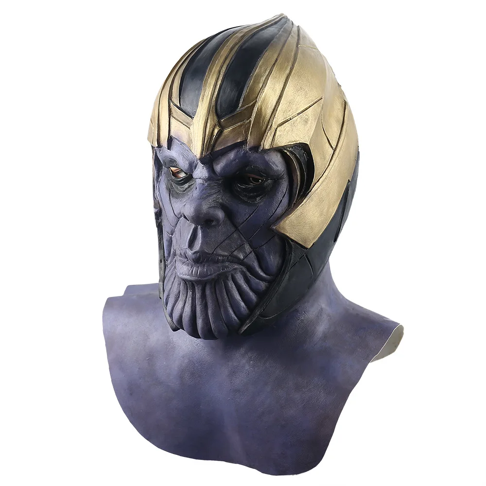 

Thanos Avengers Endgame Masque Latex Mask Cosplay Halloween Movie Mask Prop