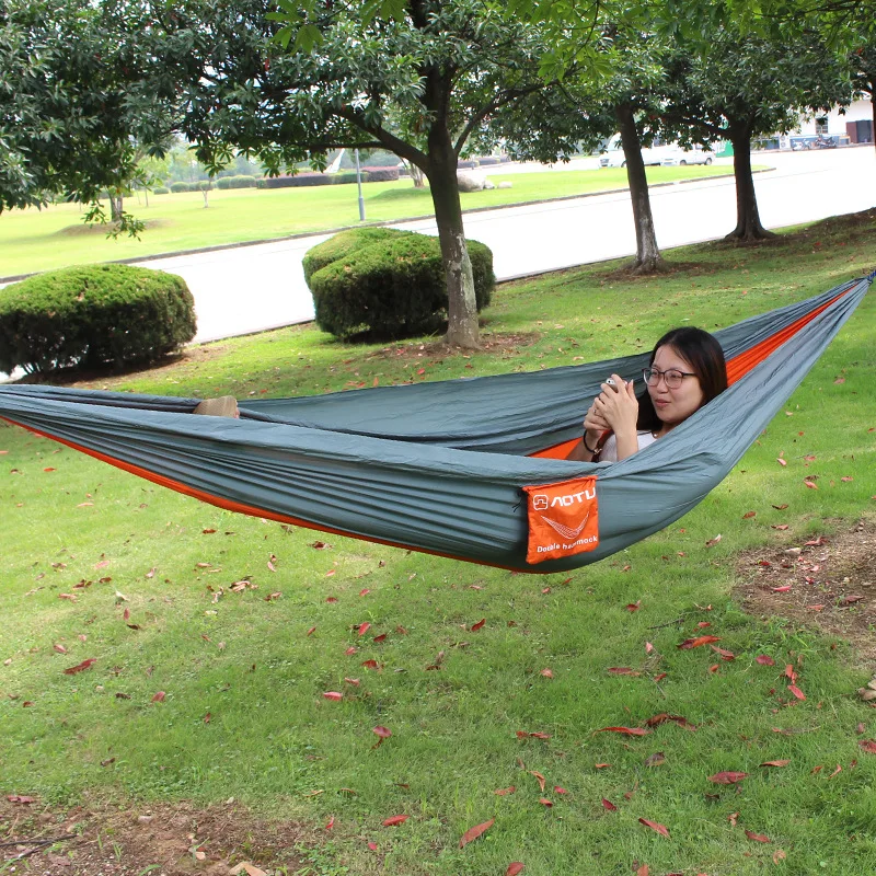  VILEAD Camping Hammock Stable Ultralight Portable Parachute Outdoor Camping Cot Sleeping Bed Garden