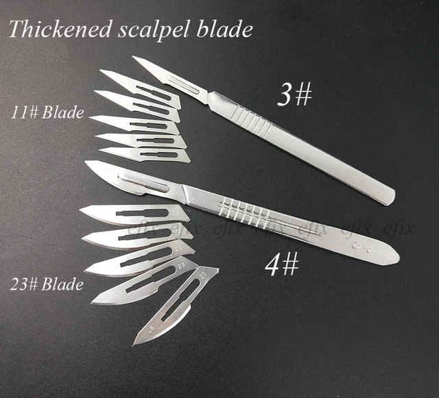 Poignée De Couteau à Graver, Lame De Scalpel Chirurgical, Ensemble De Lames  De Poignée De Scalpel Chirurgical, Ensemble De Lames De Couteau à Graver De  Bijoux, Poignée De 