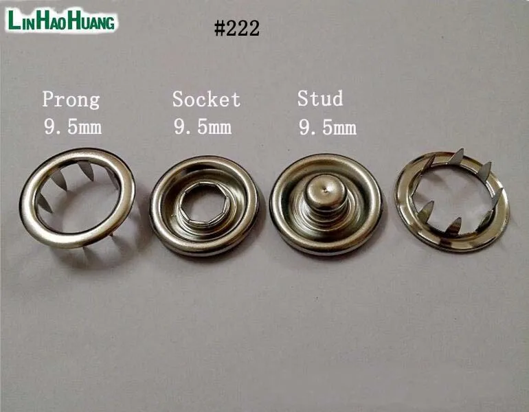 Buy wholesale 100sets/lot metal brass prong snap