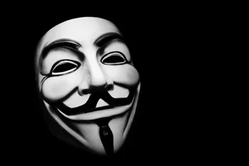 

classic Anonymous masks hackers v for vendetta black background Canvas painting Poster Print home wall decoration fabric poster