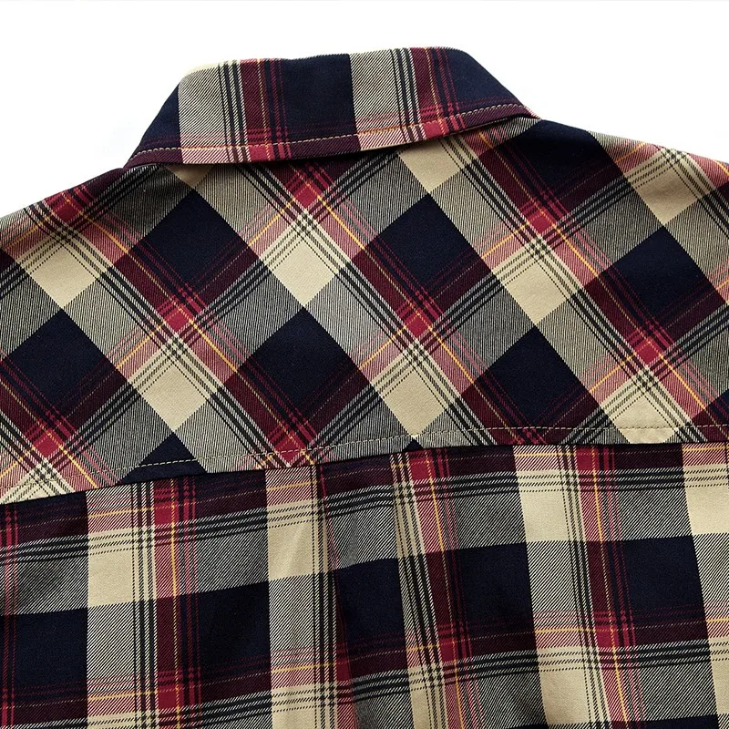 Camisa социальной masculina мужская рубашка Длинные рукава брендовая рубашка в клетку мужские CHEMISE Homme повседневные мужские рубашки Сорочка 1677