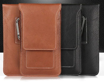 

Hook Loop Leather Belt Clip Mobile Phone Case For LG K10 (2017),K8 (2017),K4 (2017),Stylus 3,For Asus Zenfone AR ZS571KL
