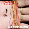 5yards/bag ice stretch rib Round profile lace segmented body wrap line for small nymphs fly tying translucent ribbing material ► Photo 1/6