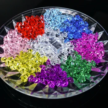 

Festive Supplies Artificial Decorations Acrylic Crystal Color Square Simulated ice cube Photography Imitated Projects 20pc/lot