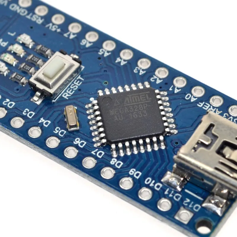 С Загрузчиком 10 шт./лот Nano 3,0 контроллер совместимый для arduino nano CH340 USB драйвер без кабеля