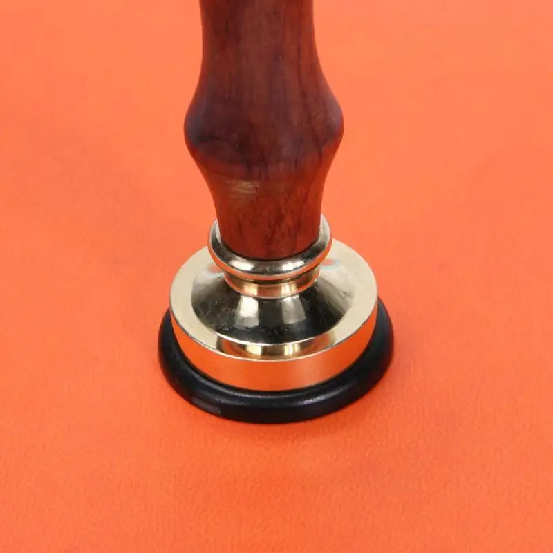 Винтажный художественный декоративный герметизирующий штамп с деревянной ручкой, свадебный подарок