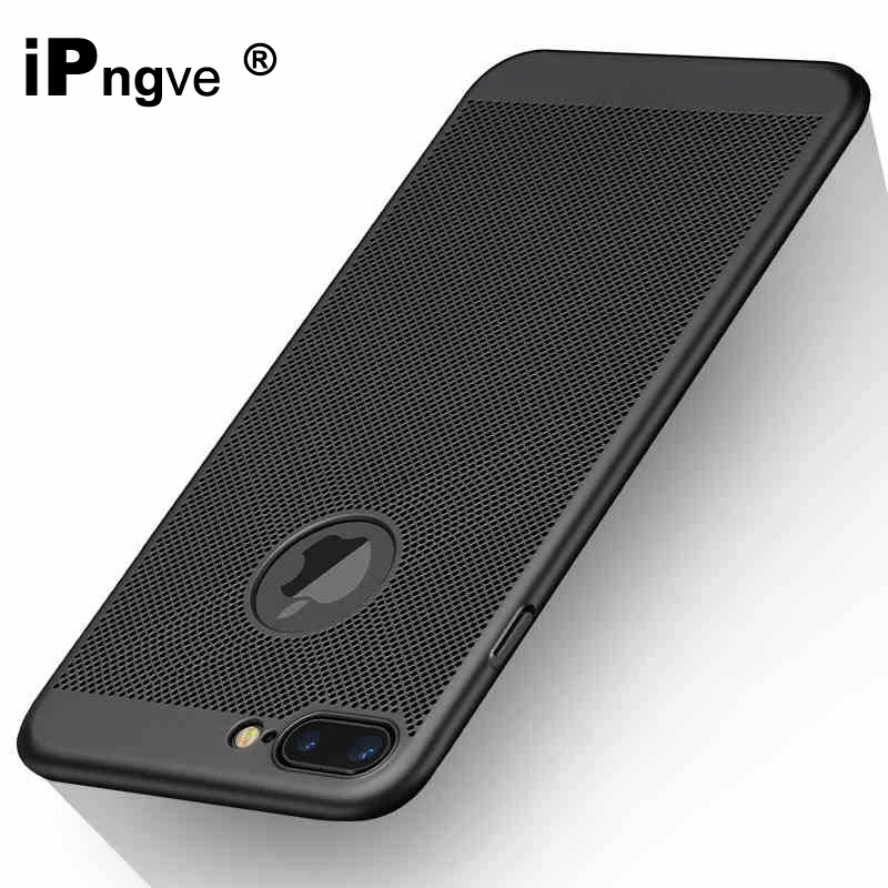 iPngve Heat dissipation Design Anti-knock Case For iPhone 7 Plus 6 6S Phone Bag Hard PC Coque Fundas |