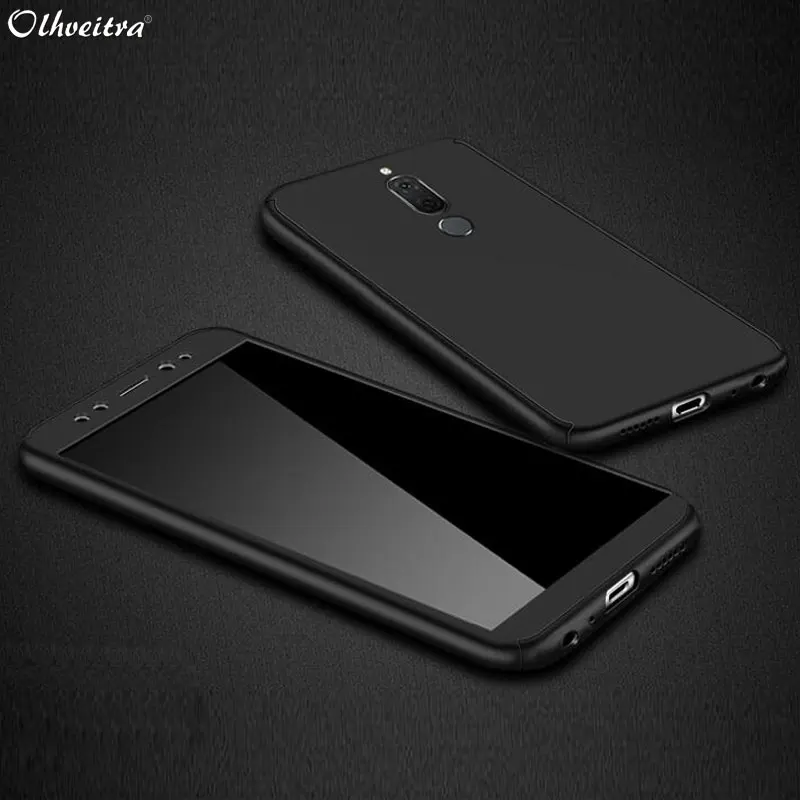 Чехол для всего тела huawei Mate 10 Lite Honor 9i защитный чехол 360 градусов + пленка из