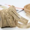 5M DIY Craft Vintage Natural Hessian Jute Twine Rope Wedding Party Burlap Ribbon Decor Home Spool Festival Scrapbooking 9 Styles ► Photo 3/6