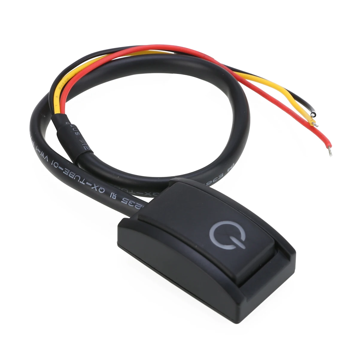 

DC 12V 200mA 2.4W Paste Type LED Light Power Push Button Switch Self Locking Type On-off Switches For Car Motorcycle