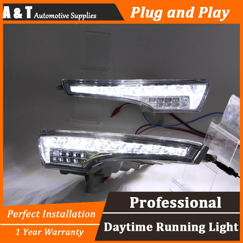 

A&T car styling For Nissan TEANA LED DRL For TEANA High brightness guide LED DRL led fog lamps daytime running light