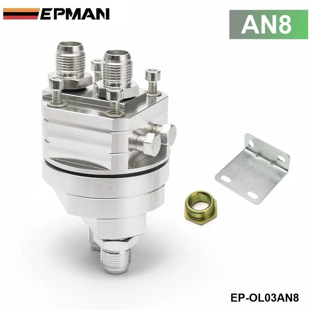 EPMAN масляный фильтр температура давление масляный радиатор Сэндвич пластина M20 X 1,5 AN10/AN8 датчик адаптера EP-OL01SL