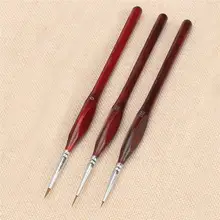 3 шт./4 шт. профессиональные рисунки по дереву принадлежности Соболь кисти для рисования кисти микро детали художественные линии краски ход ручки наборы инструментов