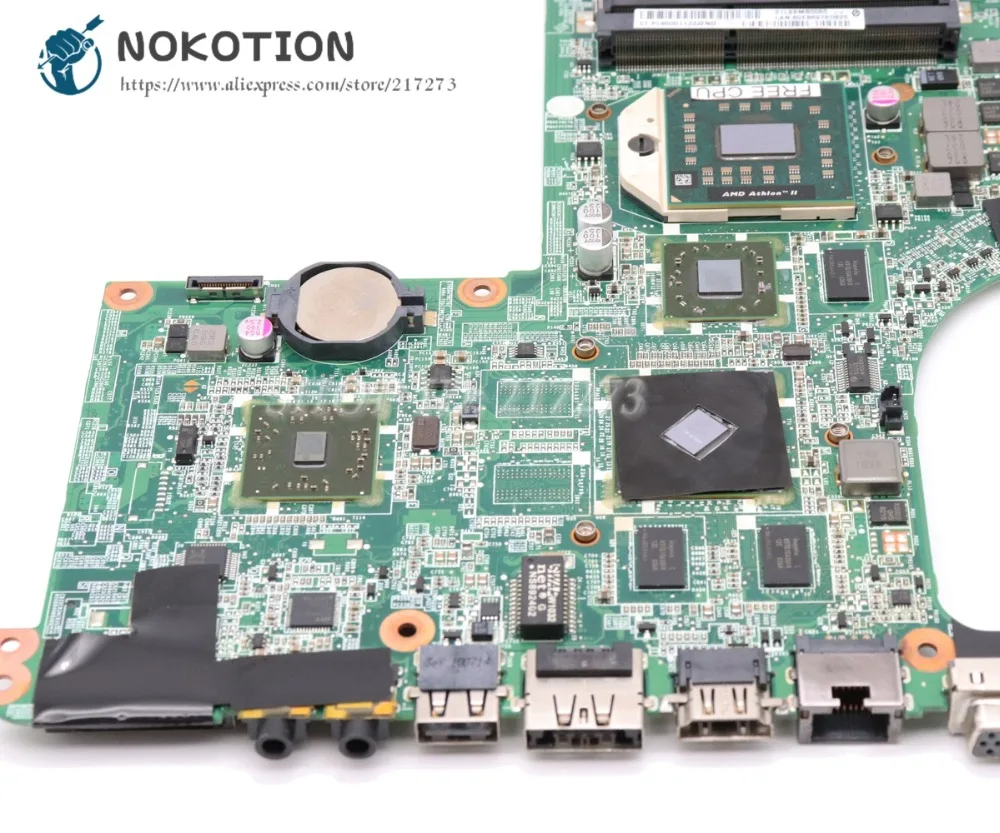 Discount  NOKOTION 595133-001 For HP Pavilion DV6-3000 Laptop Motherboard DA0LX8MB6D1 Main Board HD5470M DDR3