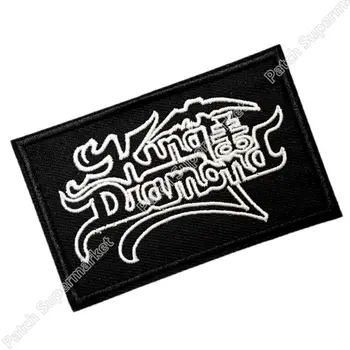 

KING DIAMOND Logo Music Rock Band Embroidered IRON ON and SEW ON Patch Heavy Metal Custom patch