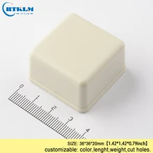 Пластиковая коробка diy Распределительная коробка маленькая пластиковая коробка ABS пластиковая электрическая коробка заказной динамик pcb пластиковый корпус 36*36*20 мм