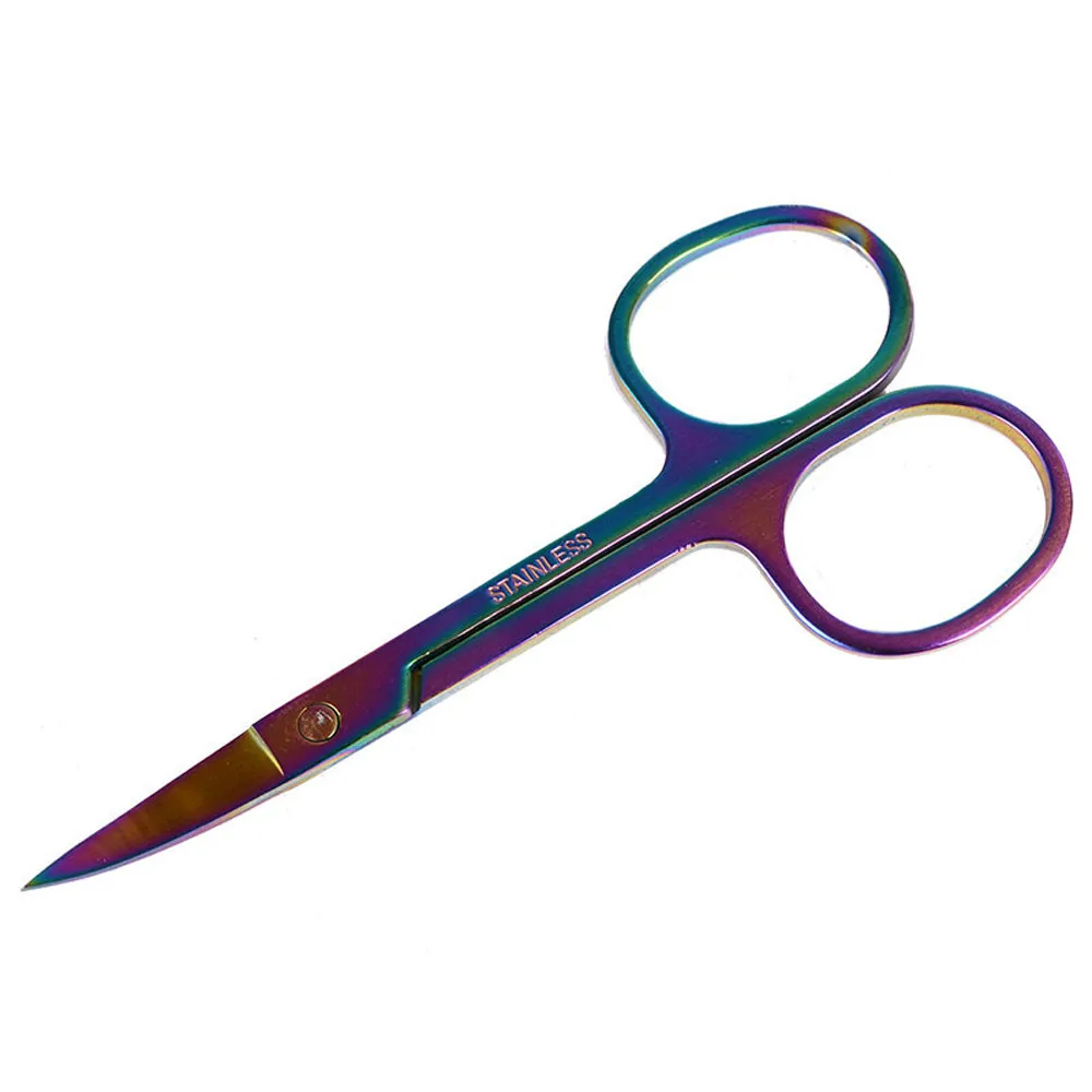 Новое поступление Разноцветные ножницы для бровей, маникюрные ножницы, резак для ногтей, инструмент для макияжа, полезный для стрижки ногтей, 9,8 для бровей