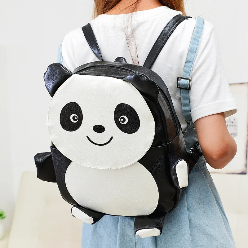 2015 girls Elephant Penguin Panda backpack,Fashion vintage book bags