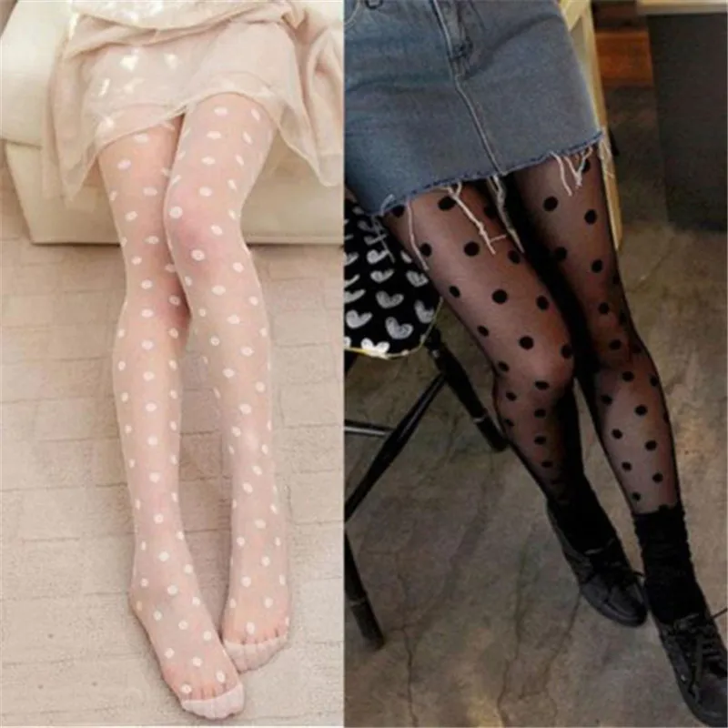 Seamless-Stockings-Tights-Pants-New-Fashion-White-Black-Punk-Lace-Sheer-elastic-Polka-Dots-2016-Useful (2)