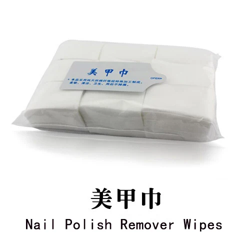 

Free Shipping 900pcs Nail Polish Remover Wipes Clean Wipes Cotton Nail Art Tips Manicure Nail Lint Pads Paper Hot Selling