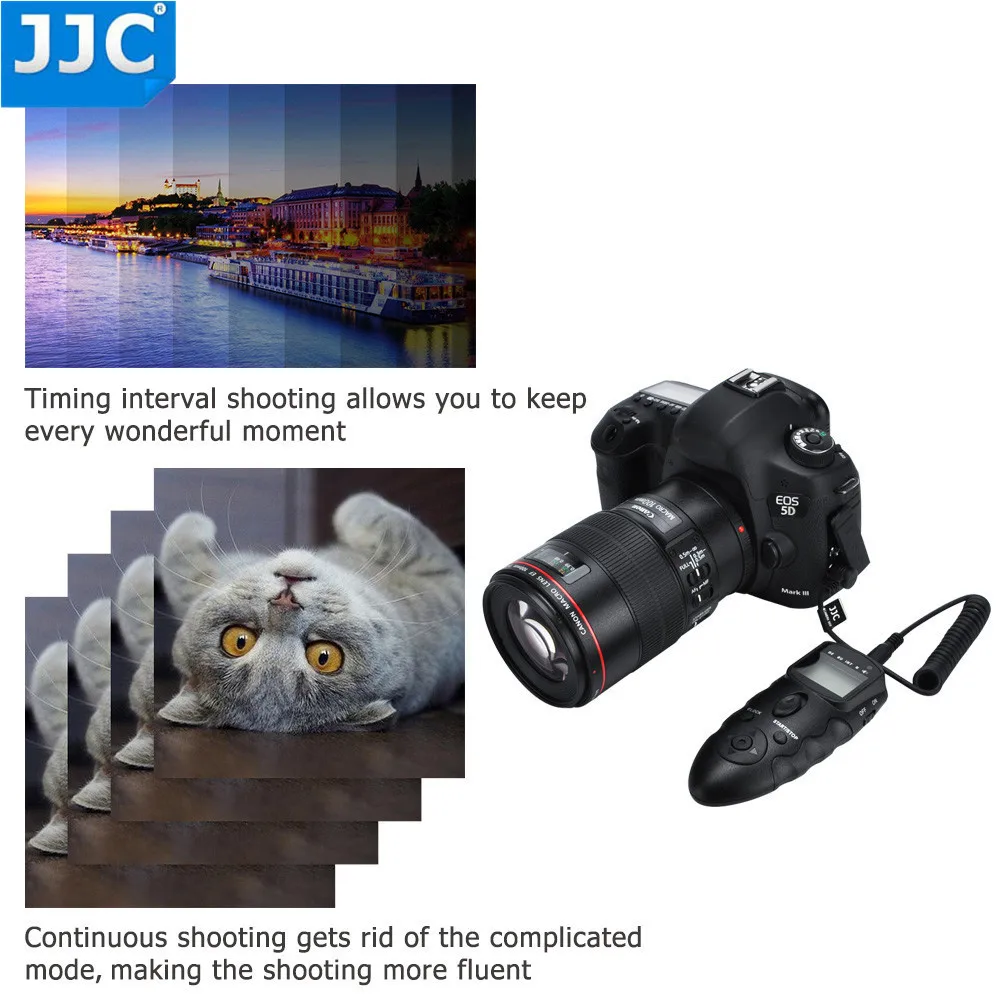 JJC 2,4 ГГц 56 Каналы DSLR RF Беспроводной ЖК-экраном таймером и Управление для цифровой камеры OLYMPUS OM-D E-M1/OM-D E-M10 Mark II/PEN F/OM-D EM5 II/E-PL6