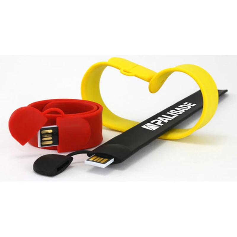 50 шт./лот Slap Wristband 4 ГБ-32 Гб USB флеш-накопитель/ручка-накопитель/палочки печать