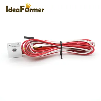 

3D Printer Cartridge + Thermistor + Heating block Extruder Rapid heating Kit MK7 MK8 Special Print Head Reprap.