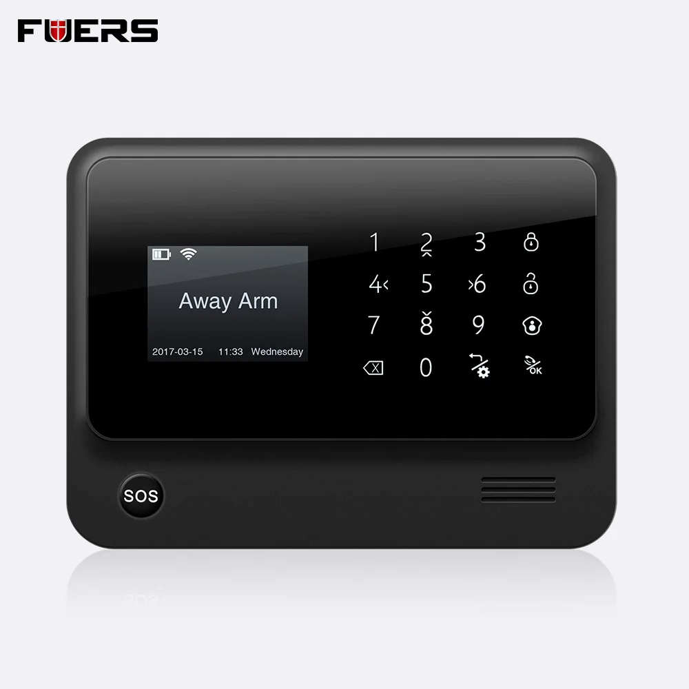 FUERS новинка 2019 3G G90B беспроводная Wi Fi GSM GPRS система охранной сигнализации может