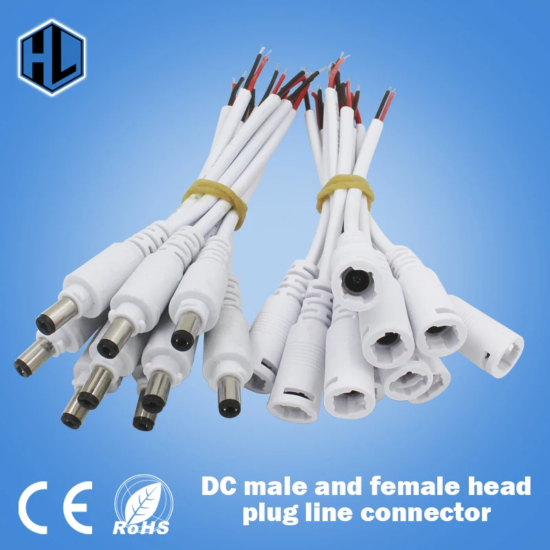 10 Pairs DC male and female head plug line Power Connector Adapter lock buckle supply wiring connector | Обустройство дома