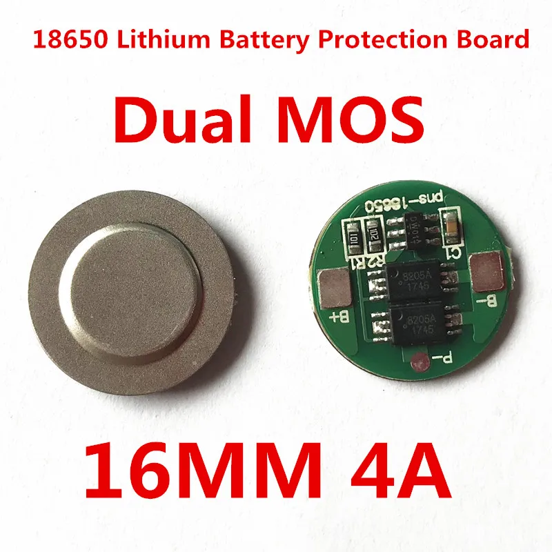 1 s 4A BMS 18650 4.2 В защиты аккумулятора доска заряда литий и разрядки Совета 16 мм
