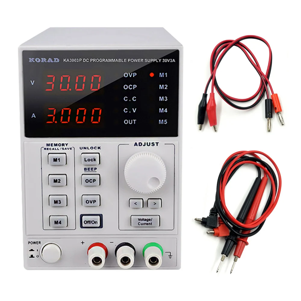 

KORAD KA3003P 30V3A Adjustable Programmable Digital Regulated power supply UBS Interface Data Storage Laboratory power supply