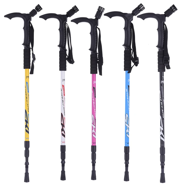 Pioneer Wolfs Fang 4 Ultra Light Hiking Stick Cane Travel Nordic