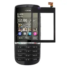 Сенсорный экран сенсорный Панель для Nokia Asha 300 501 305 311 308 202 503 Сенсорный экран планшета Сенсор объектив спереди Стекло Замена