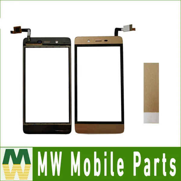 

1PC/ Lot For Micromax Q4101 Touch Screen Glass sensor panel Digitizer Black Gold Color with tape