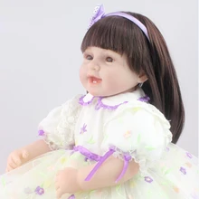 55 см Reborn Baby куклы для девочек реалистичные как настоящие виниловые bonucas возрождённая Brinquedos Meninas детские игрушки