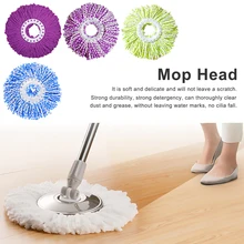 360 Rotating Cleaning Mop Head Replaceable Magic Mop Easy Spinning Floor Spin Mop Accessories Household Cleaning Tool Mop