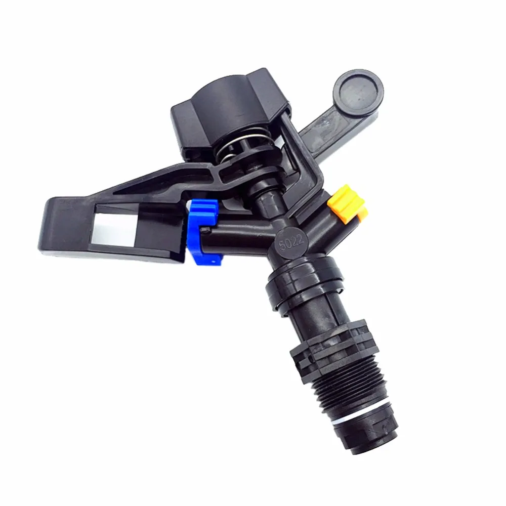 

1 Pcs 1/2 ' Male Thread 360 Degrees Auto-rotate Two Holes Not Adjustable Rocker Nozzle Irrigation Watering Garden Spray Nozzle