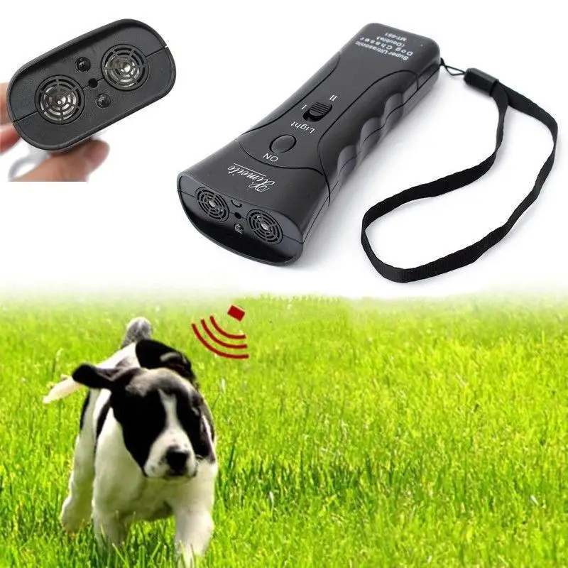 HOT! Ultrasonic Dog Repeller Portable Ultrasound Repeller Anti Barking