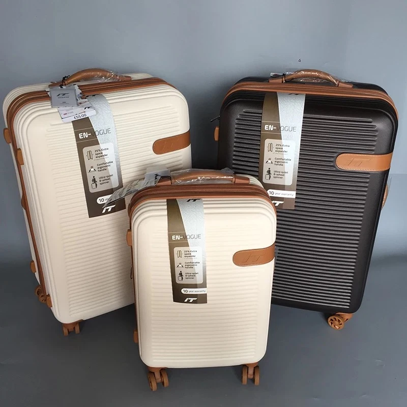 British Rolling luggage 19/25/29 inch brand spinner trolley suitcase scratch resistant travel