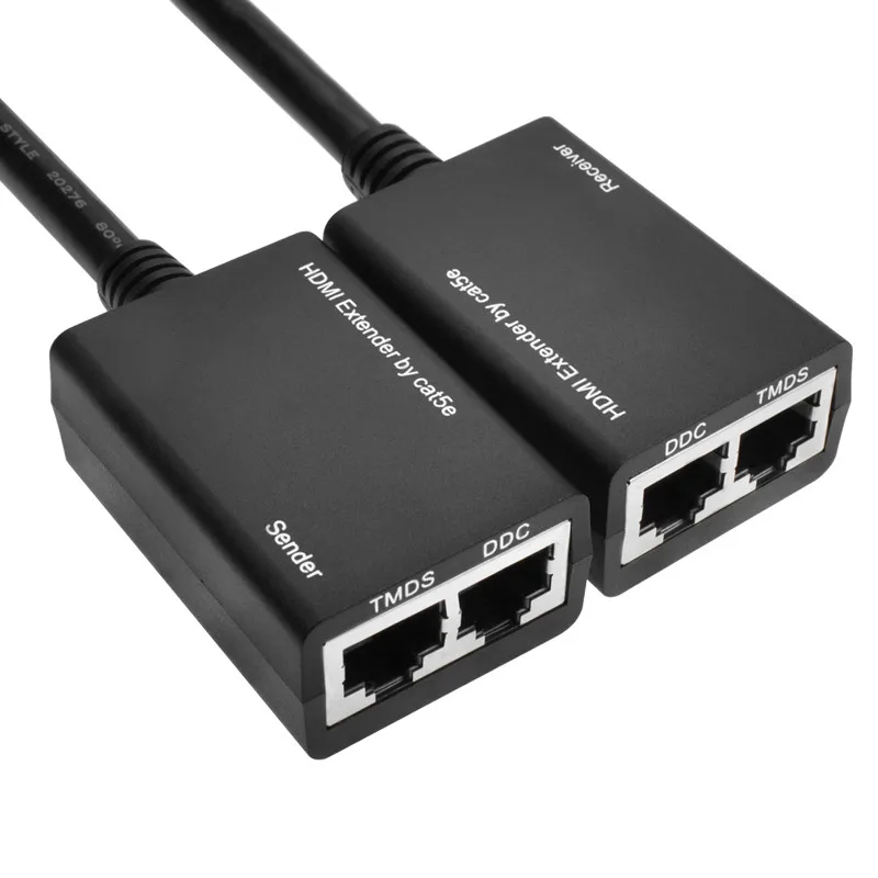Networking Range Extender Network Cord HDMI Over RJ45 CAT5e CAT6 UTP